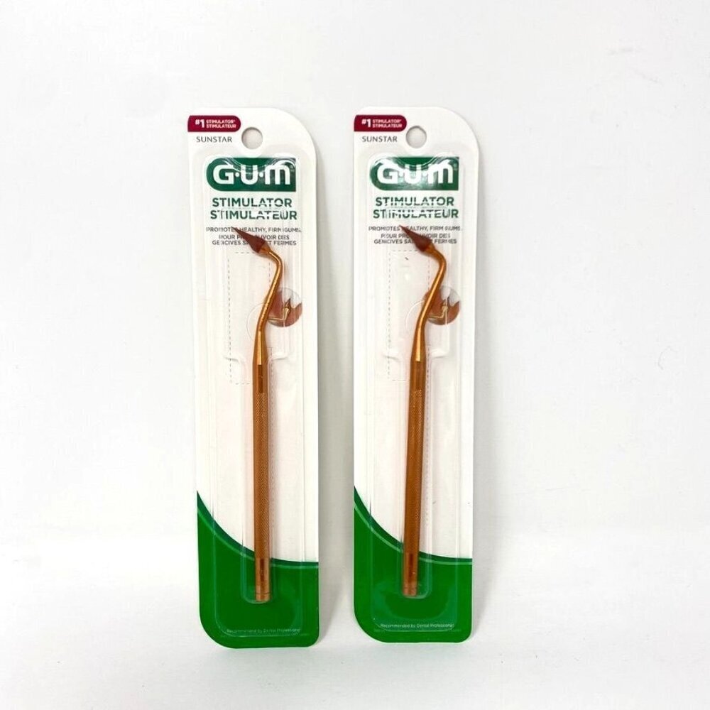 Butler Sunstar GUM Stimulator 2 Pack Oral Gum Health Hygiene Dental. J2
